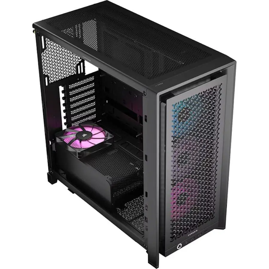 Корпус Corsair FRAME 4000D LCD RS ARGB Tempered Glass без БП Black (CC-9011326-WW) - фото 7