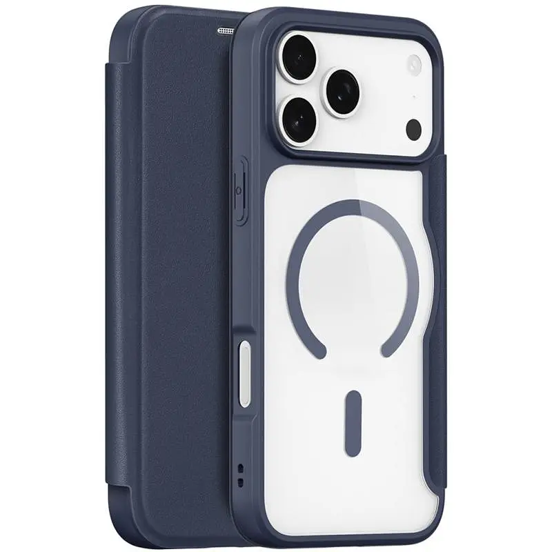 Чохол-книжка Dux Ducis Skin X Pro with MagSafe для Apple iPhone 17 Pro Max 6.9" Blue - фото 2