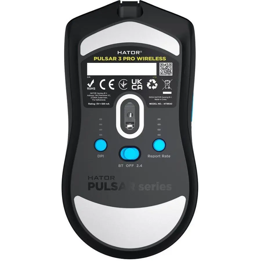 Ігрова миша HATOR HTM-640 Pulsar3 PRO Wireless ESports Gaming 30000dpi 50G Black - фото 5