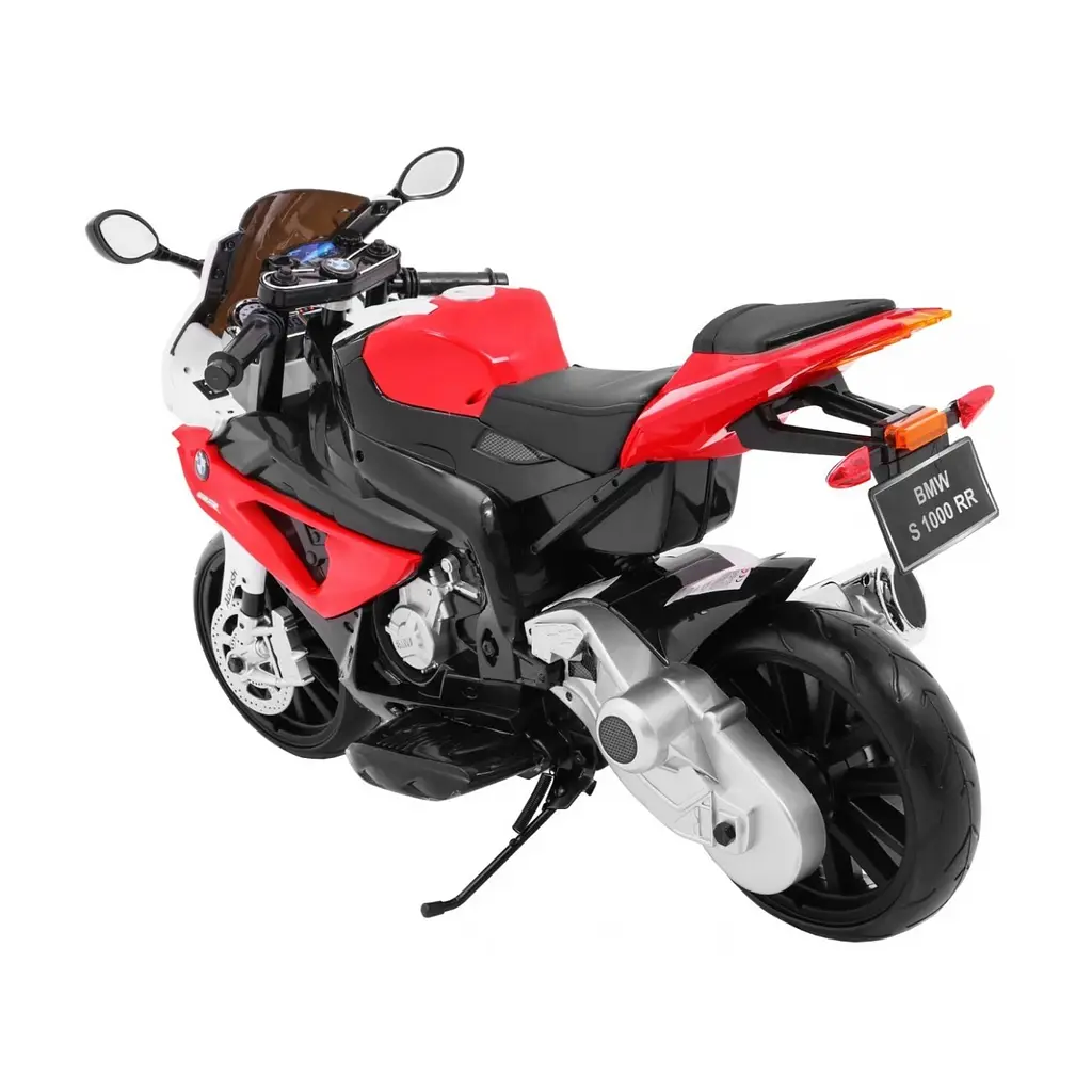 Електромотоцикл із допоміжними колесами Ramiz S1000 RR 12 В, червоний (PA.JT528.CR) - фото 6