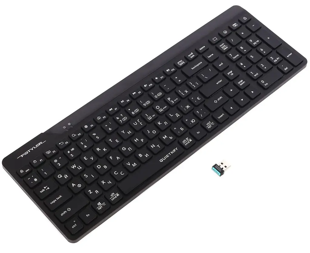Клавіатура A4Tech Fstyler FBK23 AS Black (FBK23 AS (Black)) - фото 4