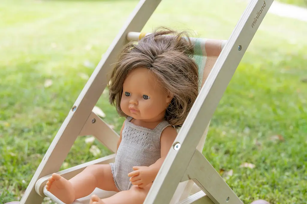 Коляска для ляльок Miniland дерев'яна (31185) - фото 5