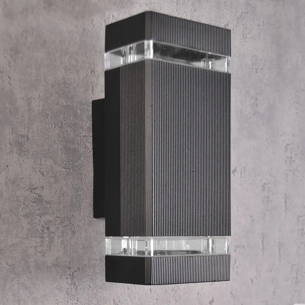Вуличний світильник Goldlux 307866 Gilbert GU10 2x10W IP44 BK - фото 4