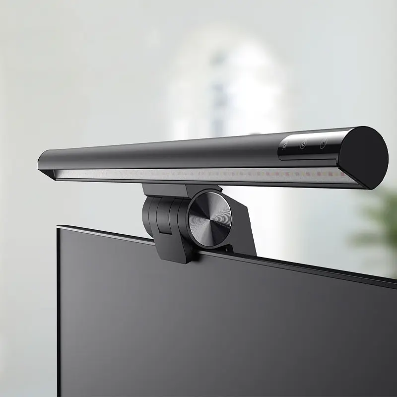 LED лампа для комп'ютера Baseus I-Wok Stepless Dimming Screen Hanging (Youth) Чорний - фото 4