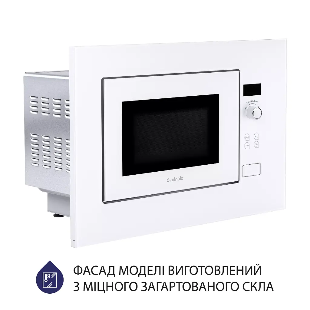 Встраиваемая микроволновая печь Minola BWO 2011 WH - фото 5