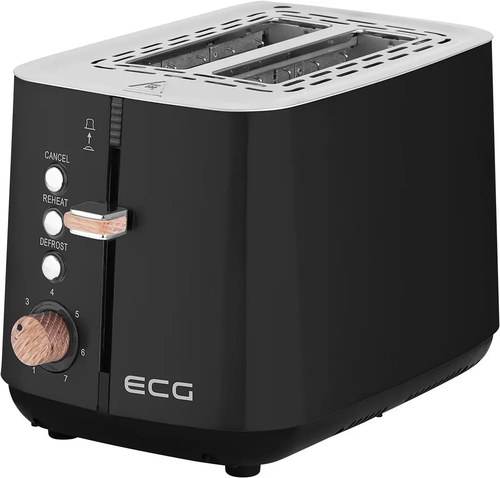 Тостер ECG ST 2768 Timber Black - фото 8