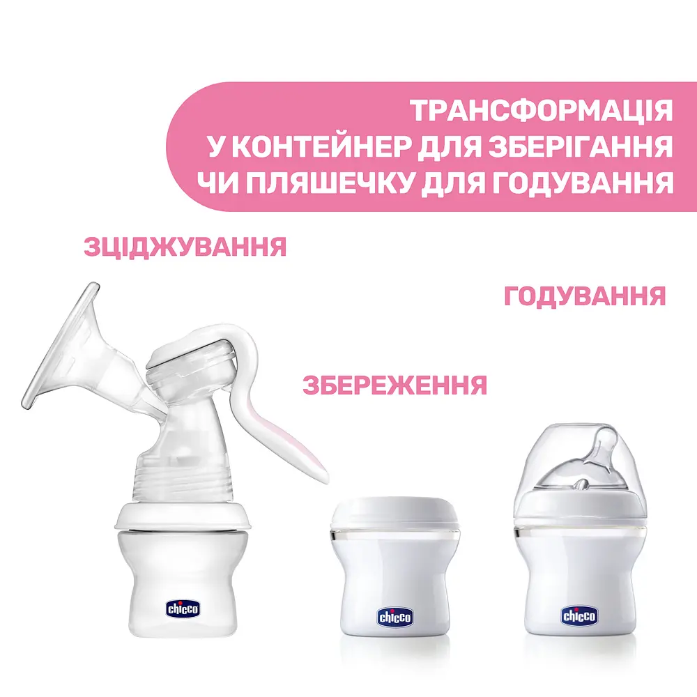 Молоковідсмоктувач Chicco Natural Feeling & Well-Being 2 в 1 (05740.00) - фото 4