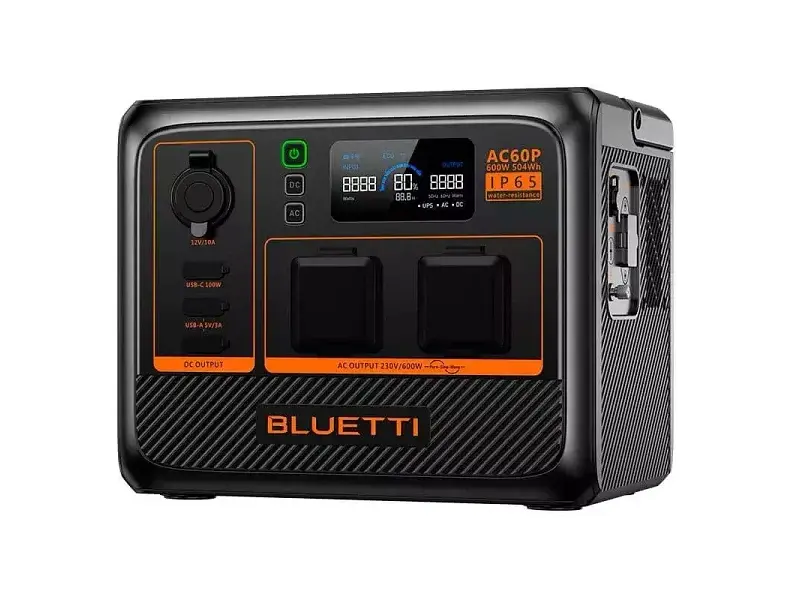 Зарядна станція Bluetti AC60P 504Wh 600W - фото 5