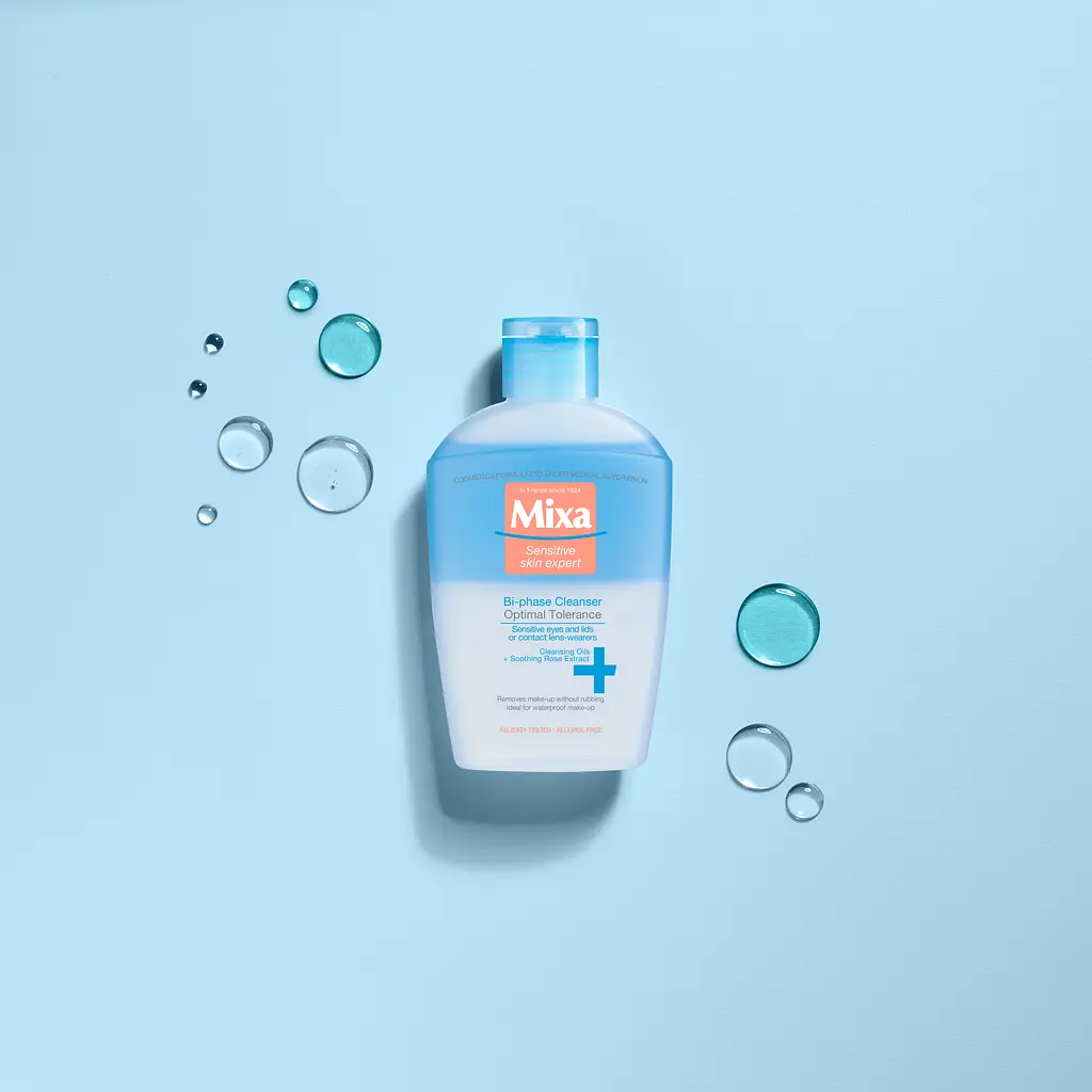 Засіб для зняття макіяжу з очей Mixa Hydrating, 125 мл (D1245102) - фото 2