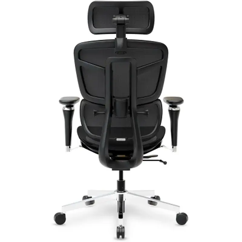 Офісне крісло Mealux S4 Air Black (HF-S4 M/B) - фото 4