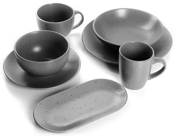 Тарелка десертная Limited Edition Sandy Grey 19 см (ZH-7016-2) - фото 3