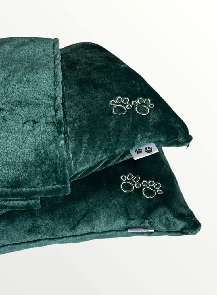 Комплект Ecotton For Pets дорожня подушка для домашніх тварин Atlantic зелений (Pets45454)