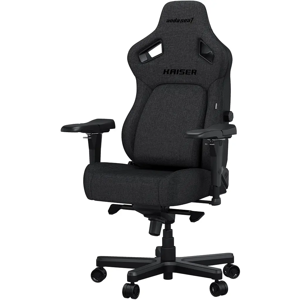 Крісло ігрове Anda Seat Kaiser 4 Dark Grey Fabric Size XL (AD12YDDC-XLL-20-GB-CF) - фото 11