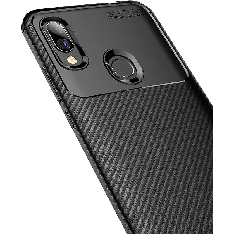 Чохол-накладка Toto TPU Carbon Fiber 1.5 mm Case Xiaomi Redmi 7 Black - фото 4