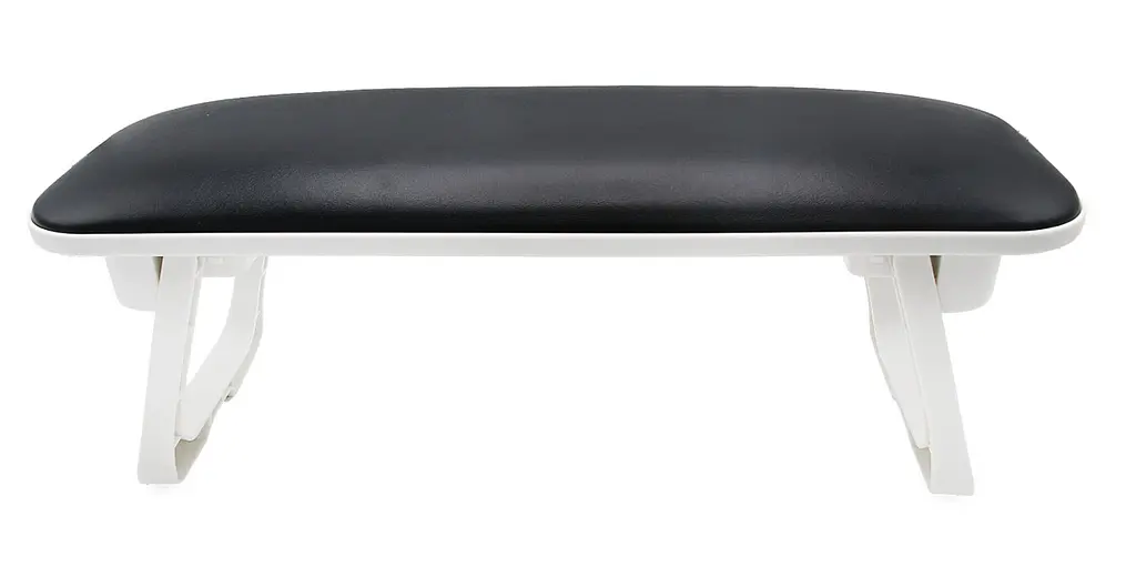 Подлокотник для маникюра Nail Hand Pillow Эргономичная подставка под руку 32 х 10,5 см складные ножки Черный - фото 2