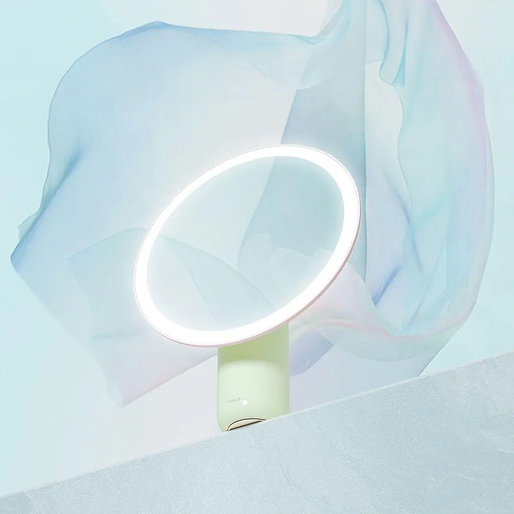 Зеркало настольное аккумуляторное с LED-подсветкой Doco DM001 - фото 4