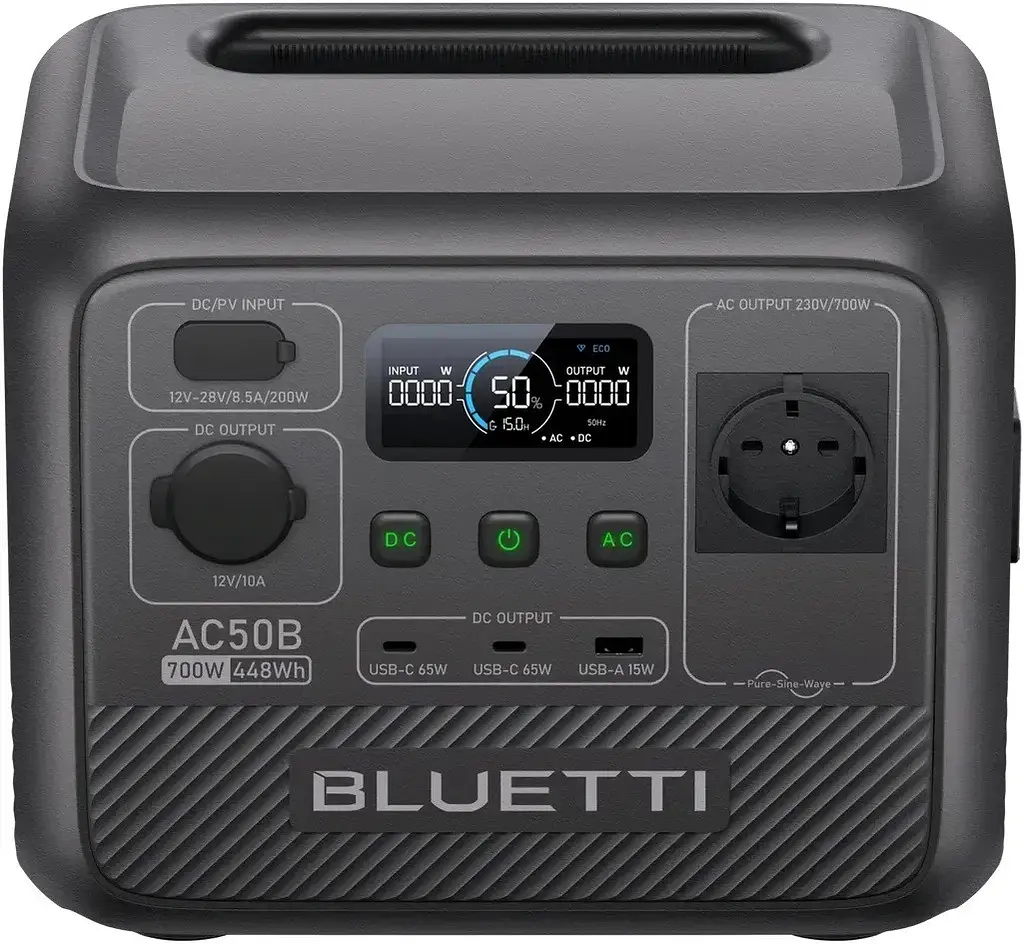 Зарядная станция Bluetti AC50B 700W 448Wh - фото 2