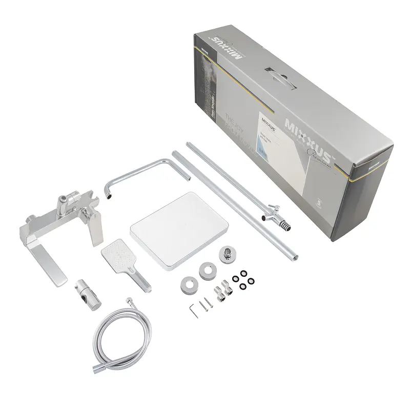 Душова система Mixxus Premium Degas 009-J з виливом MI8250, Хром - фото 2