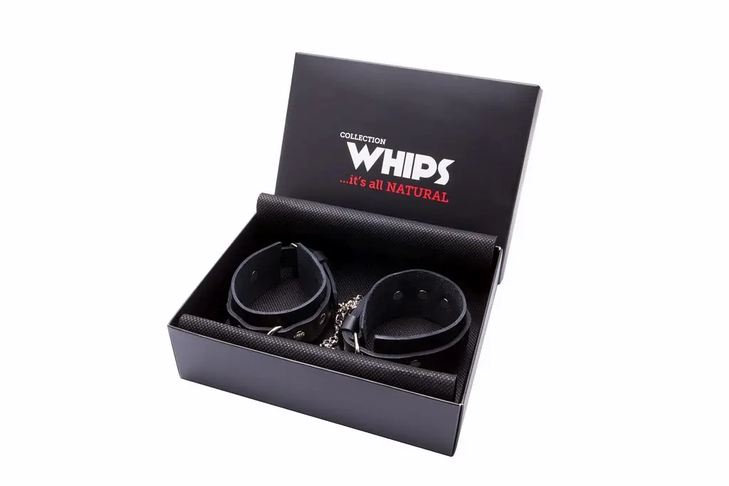 Наручники Whips Collections Kajdanki Męskie (чорний) - фото 2