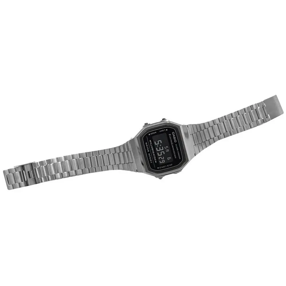 Чоловічі наручні годинники Casio Collection A168WEGG-1AEF оригінальні японські зі сталевим браслетом - фото 7