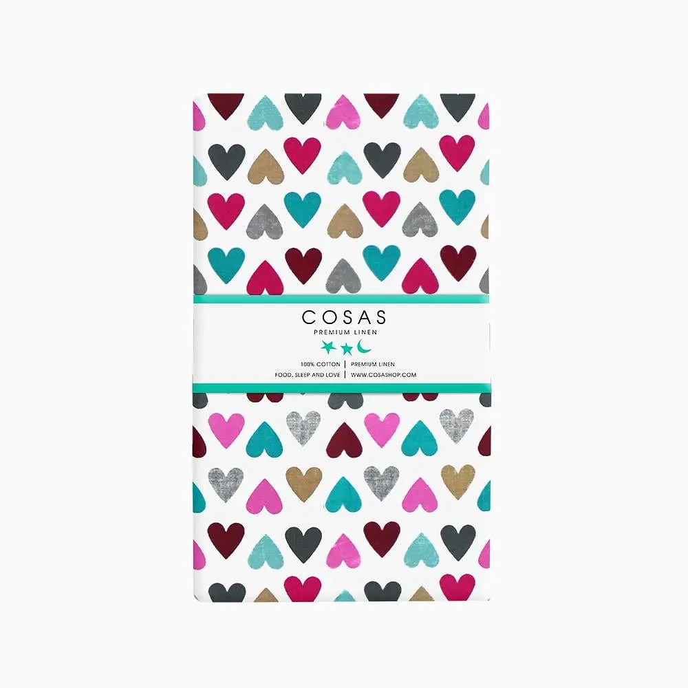 Комплект постільної білизни Cosas Mint love CS2 Полуторний м'ята (LoveMint_El-Dblue_160) - фото 4