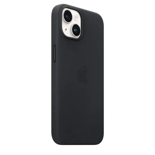 Чохол CasePro Leather Case with MagSafe Midnight для iPhone 14 Plus - фото 6