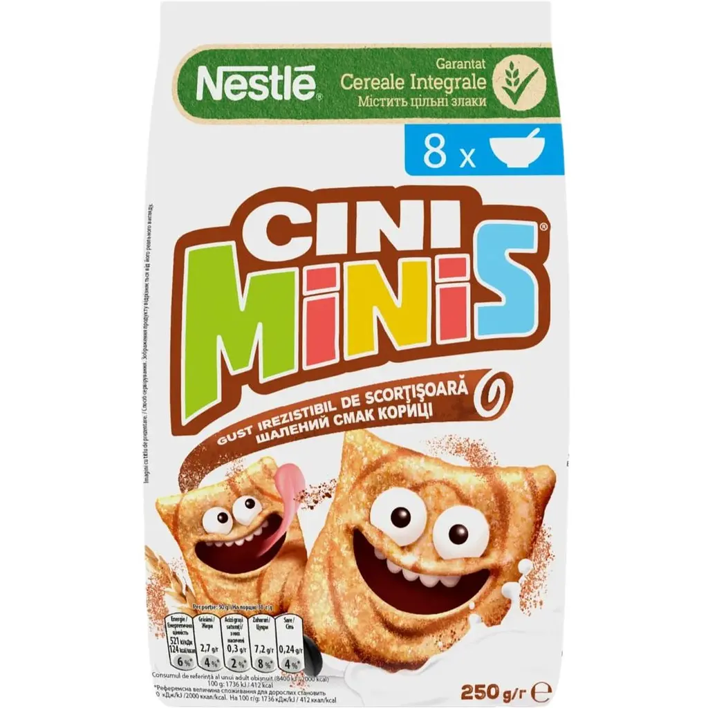 Готовий сухий сніданок Nestle Cini Minis з корицею 375 г
