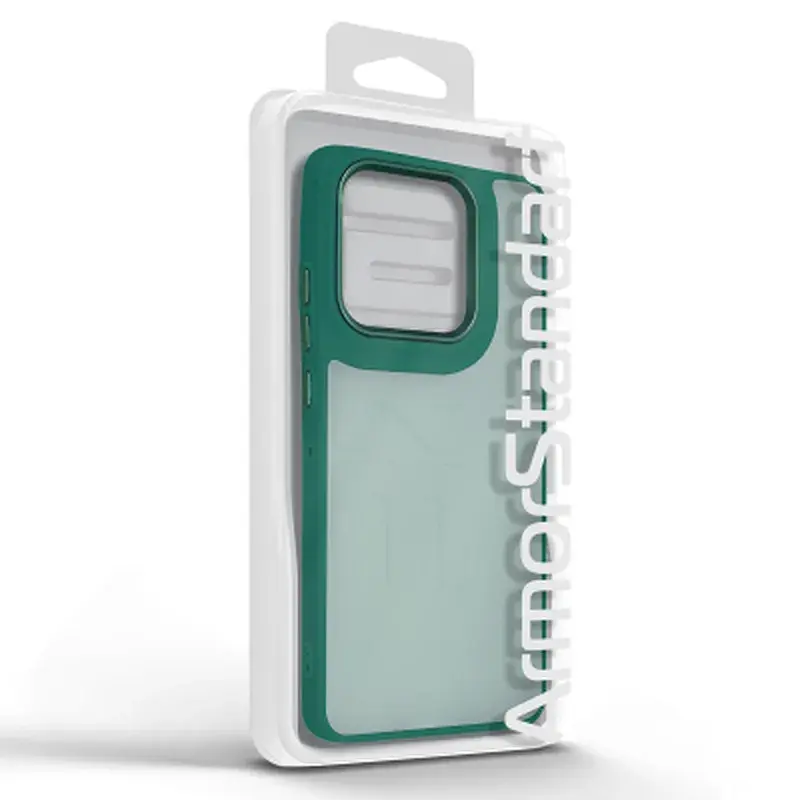 Чохол до мобільного телефона Armorstandart Frame Motorola G86 5G Dark Green (ARM87562) - фото 3