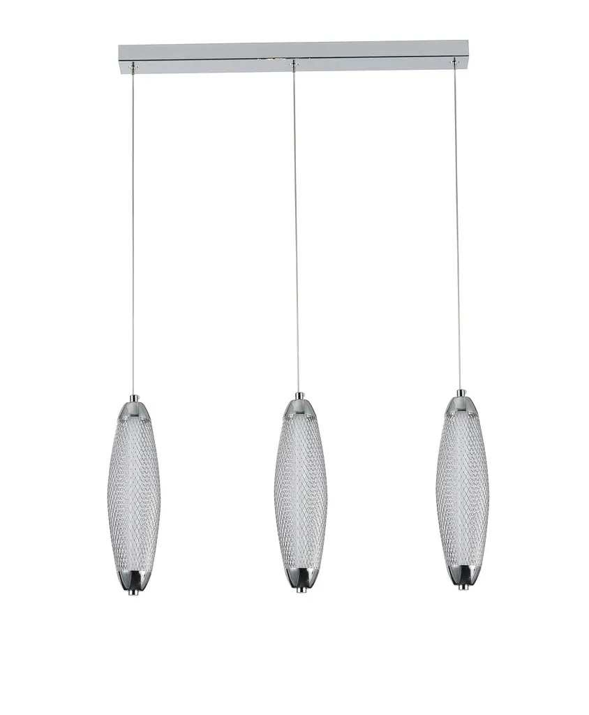 LED Подвесной светильник G 2667/3L 24W Хром - фото 2
