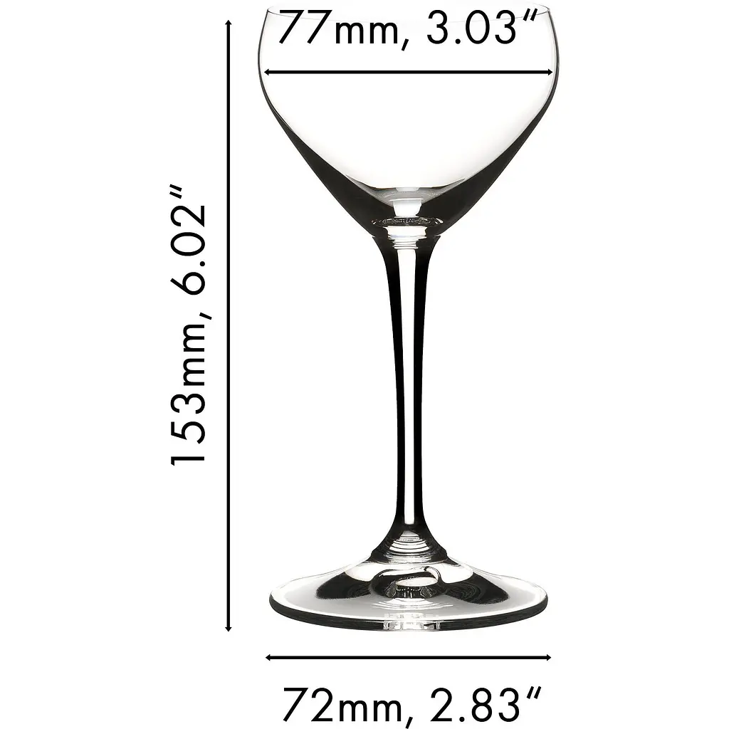 Набір келихів для коктейлів Riedel Nick & Nora 140 мл 2 шт. (6417/05) - фото 4