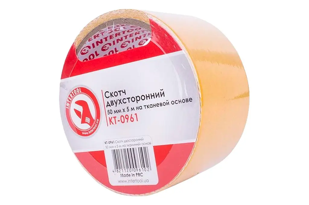 Скотч двосторонній універсальний Intertool 50 мм х 5 м тканина - фото 3