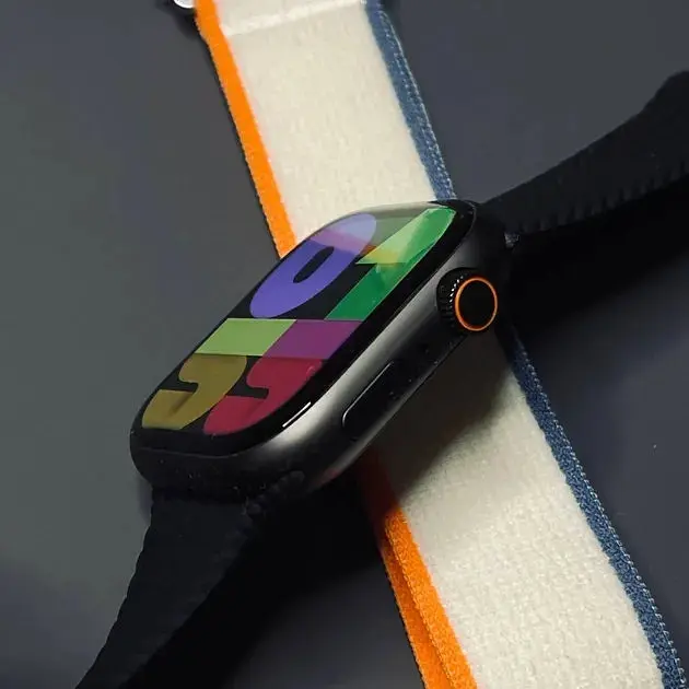 Сенсорний розумний смарт-годинник Smart HK9 Pro Plus меню українською мовою Black (16076-hbr) - фото 2