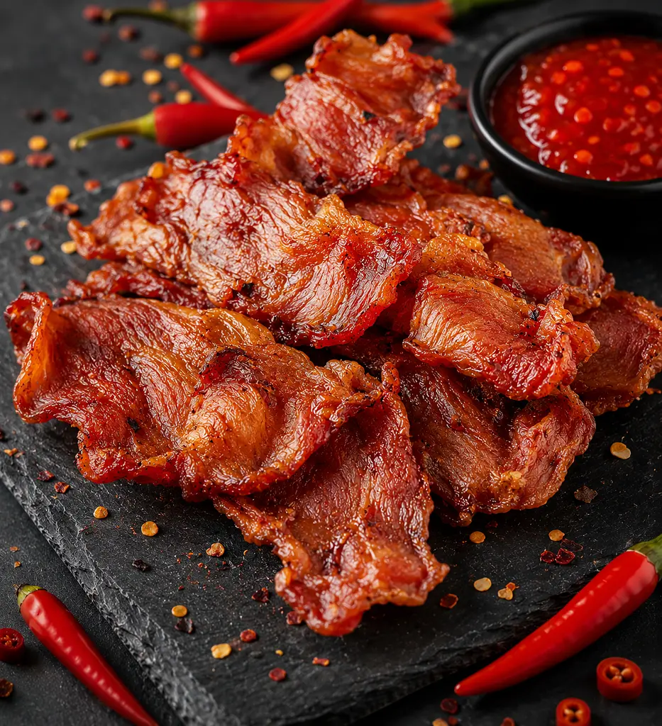 Курячі джерки Insta Food Класичні, Гірчиця та Sweet Chili, набір 3 шт. - фото 2