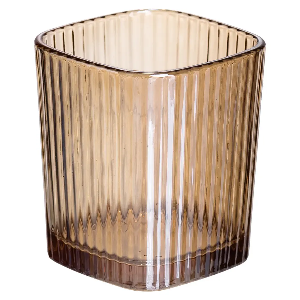 Набор стаканов 6 штук по 250 мл. Коричневый Yiwu HP-19-AY-5 - фото 2