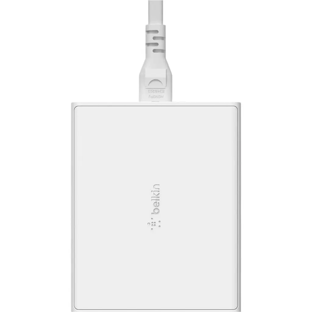 Мережевий зарядний пристрій Belkin Boost Up Charge Pro GaN 4-Ports Charger 108W White (WCH010VFWH) [158903] - фото 3