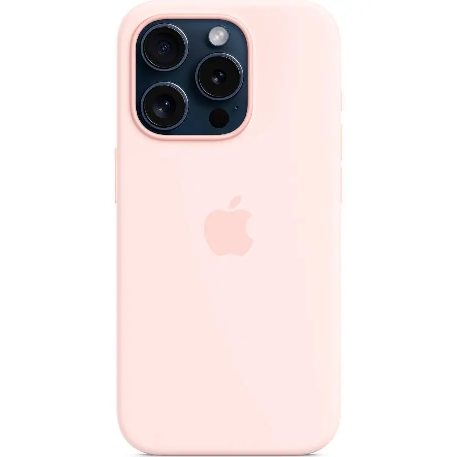 Чохол Apple Silicone Case with MagSafe для iPhone 15 Pro Light Pink (MT1F3ZM/A) [92954] - фото 5