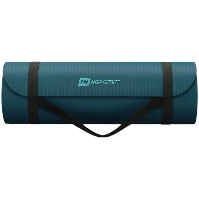 Килимок для йоги Hop-Sport HS-NB015GM NBR 1.5 см темний морський - фото 5