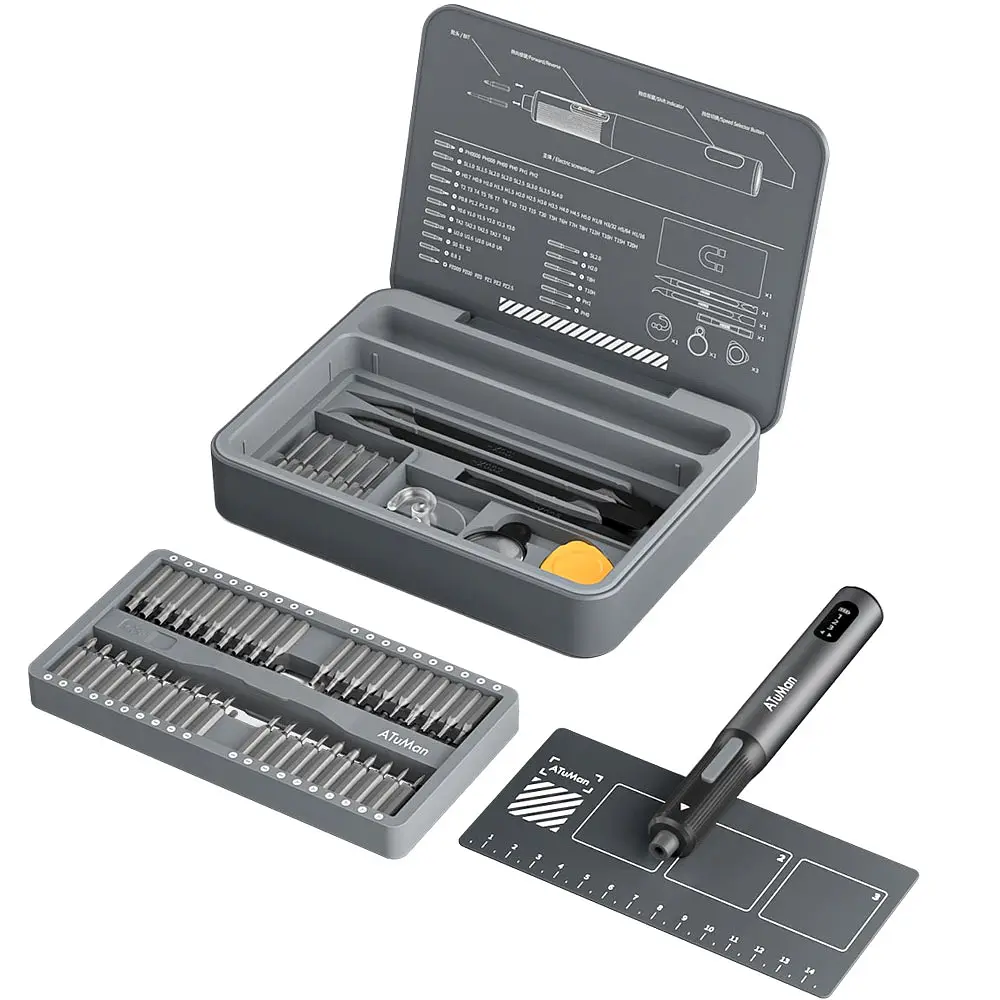 Електровикрутка з набором біт Xiaomi Duka ATuMan Electric Screwdriver Set E3 (95в1) - фото 9
