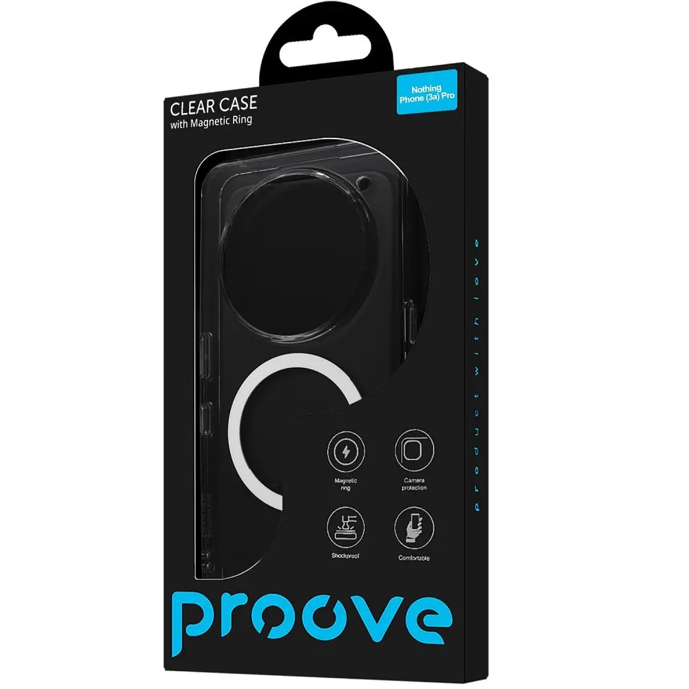 Чохол Proove Clear Case with Magnetic Ring Nothing Phone (3a) Pro - фото 2