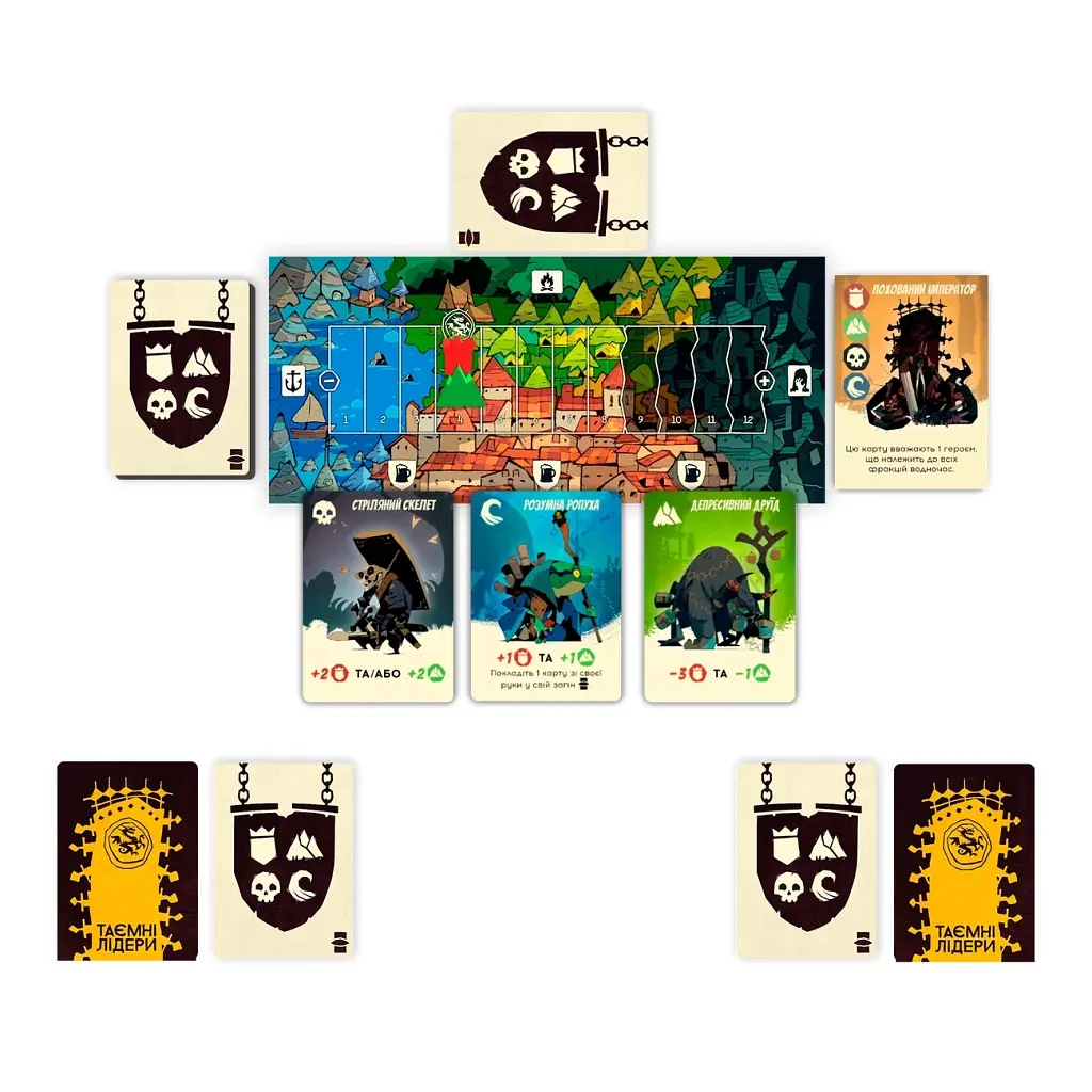 Настільна гра Geekach Games Таємні лідери (Hidden Leaders) (укр.) (GKCH034HL) - фото 3