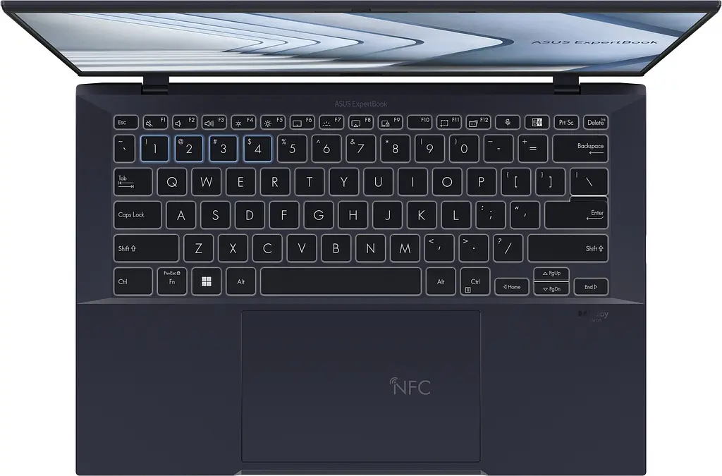 Ноутбук ASUS Expertbook B9 B9403CVAR-KM0693 14' WQXGA+ OLED, Intel Ultra 7 150U, 32GB, F1TB, UMA, NoOS, Чорний (90NX05W1-M00YN0) - фото 8
