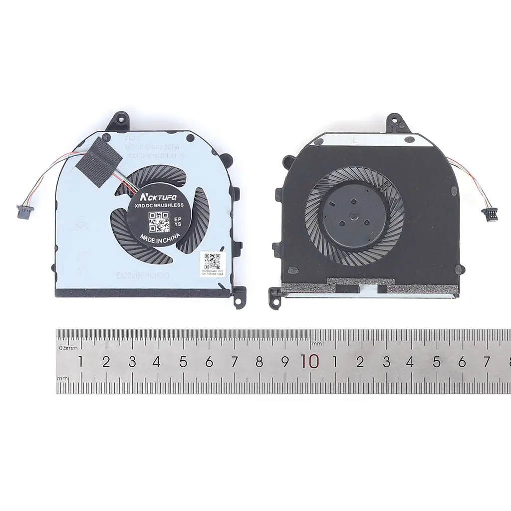 Вентилятор для Dell XPS 15, 9570 7590 M5530 M5540 P56F series, (5V CPU FAN, 008YY9, FKCH DFS501105PR0T, Аналог) - фото 3