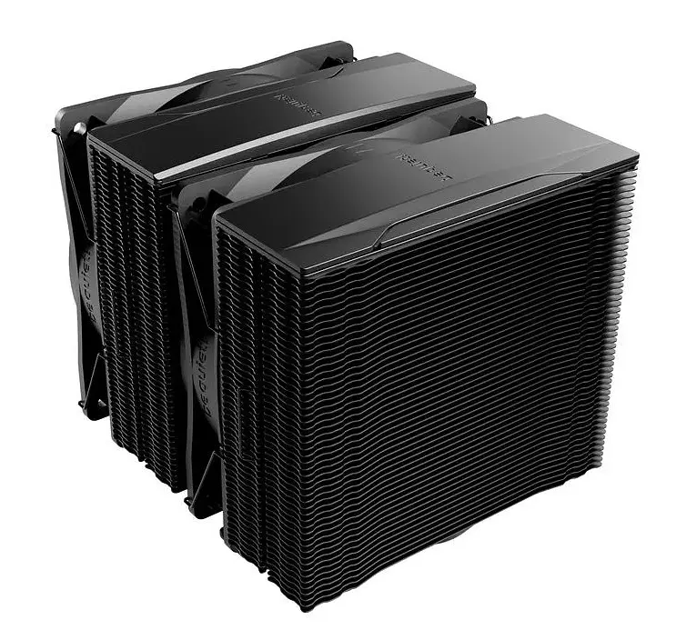 Кулер для процессора be quiet! Pure Rock Pro 3 LX, Black, 2x120 мм (2000 об/мин), ARGB, для Intel - фото 2