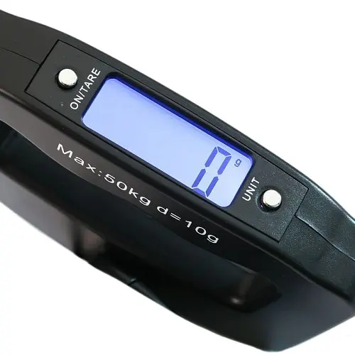 Кантер ручные электронные весы для багажа с подсветкой Luggage Scale 50kg (1522 ACS A09) ручні ваги - фото 4