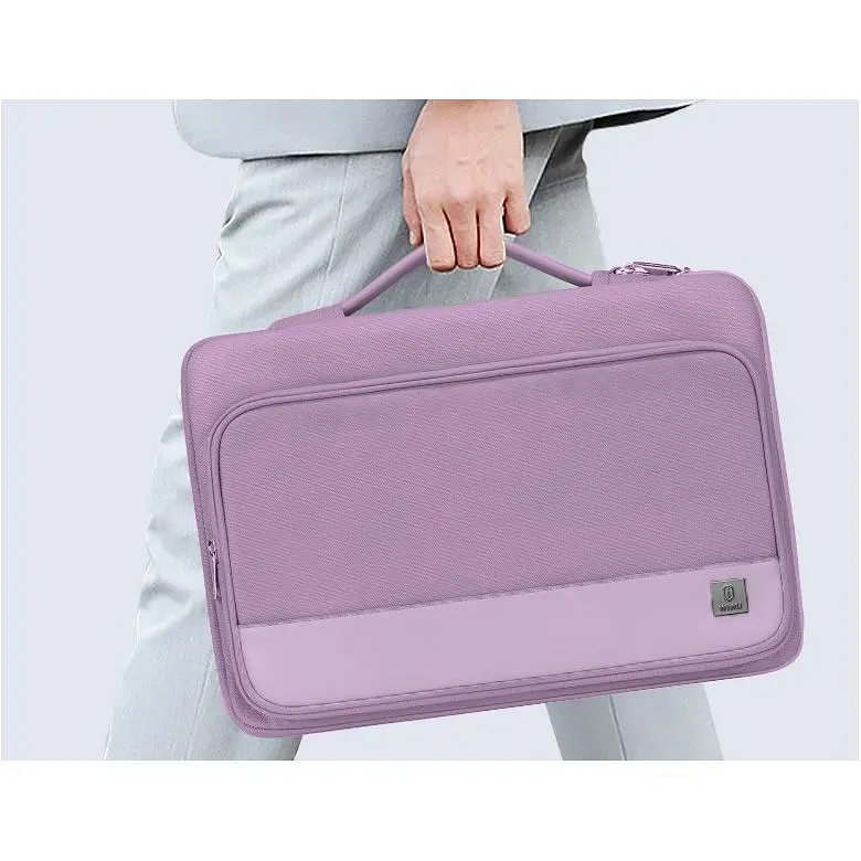 Сумка для ноутбука WiWU Cozy Classic Sleeve Series MacBook 14` Purple [151948] - фото 2