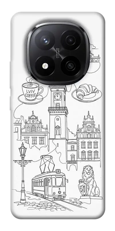 TPU чохол Demsky Lviv spirit для Xiaomi Redmi Note 14 Pro+ 5G