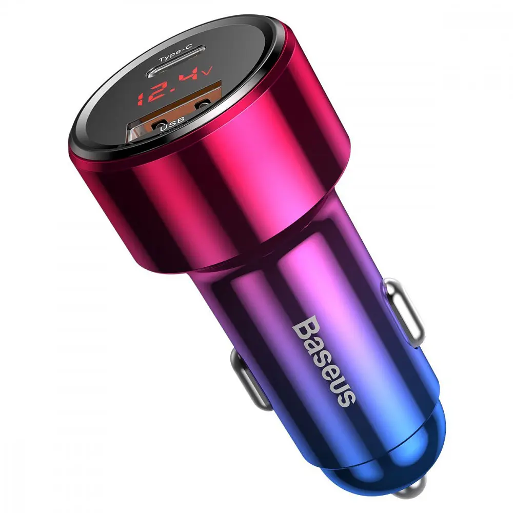 АЗП Baseus Magic Series 45W (Type-C + USB) Power Delivery + Quick Charge - фото 3