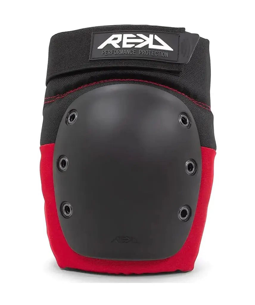 Защита колена REKD Ramp Knee Pads L Чорний-Червоний - фото 2