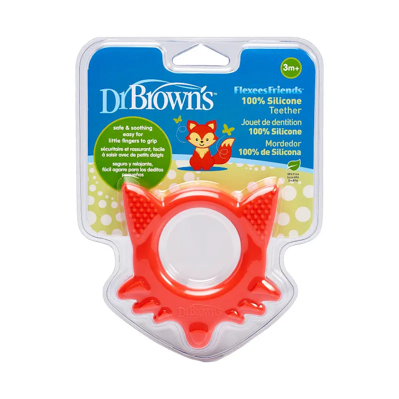 Прорізувач для зубів Dr. Brown's Лис, червоний (TE003-P2) - фото 2