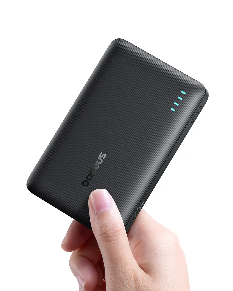 Зовнішній акумулятор Baseus EnerFill FP21 Power Bank 10000mAh 22.5W Cosmic Black (Includes Simple Type-C to Type-C Cable 20V/3A 30cm Black) (P1008210D123-00) - фото 3